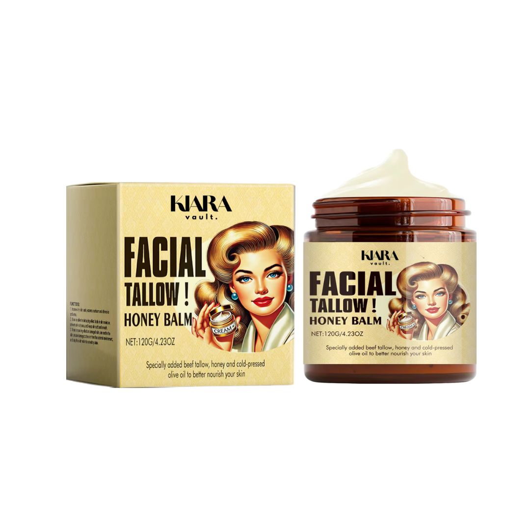 Organic Beef Tallow Face Cream | All natural No Chemicals | Olive Oil & Manuka Honey