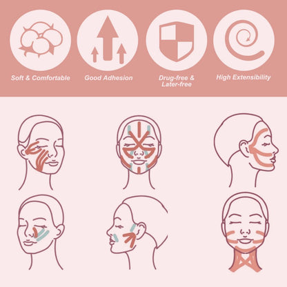 Elevé Tapes™ - Facial Lift Japanese Tapes - Botox Alternative | Anti-Wrinkle