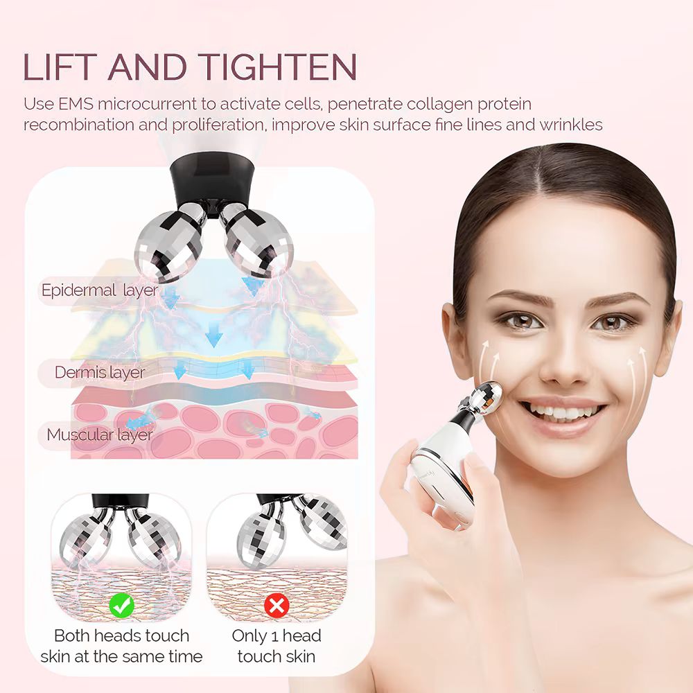 Forever Lily™ Face Snatcher | Facial Lifting EMS Roller | Face Snatcher Jawline Massage
