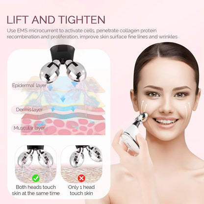 Forever Lily™ Face Snatcher | Facial Lifting EMS Roller | Face Snatcher Jawline Massage