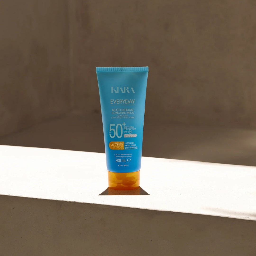 SPF 50+ by Kiara | Everyday Milk Lotion | UVA + UVB Protection