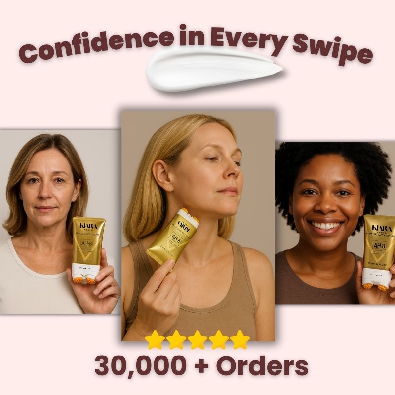 Gua Sha AH8- Neck Firming Gua Sha Roller Cream with Peptides